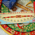 Indianvibez Colourful Beads With Stone Fancy Rakhi | Grocsy