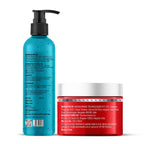 Botanic Hearth Jojoba Hyaluronic Bobywash & Hibiscus Scrub Combo | Grocsy