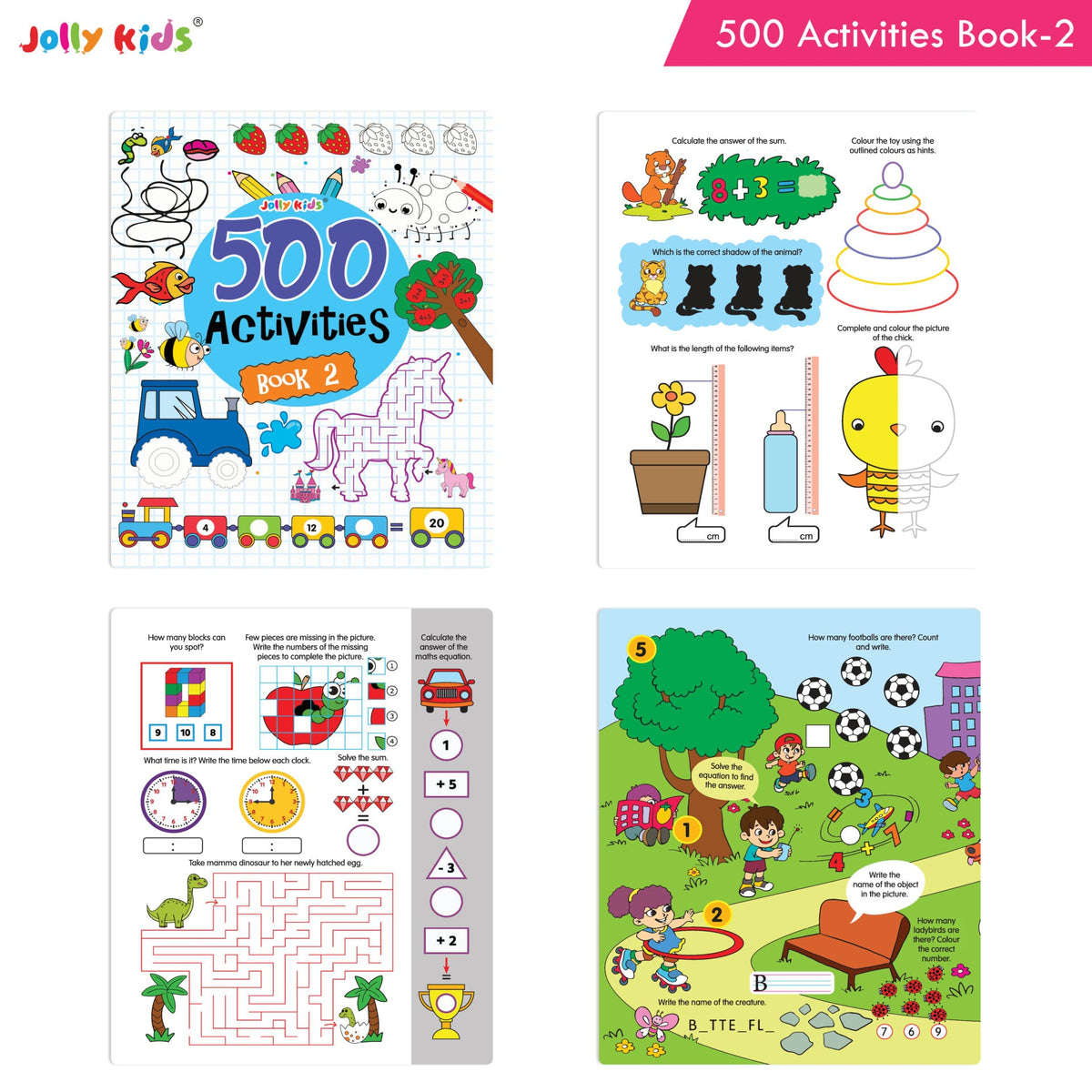 Jolly Kids 500 Activities Book 2 | Grocsy