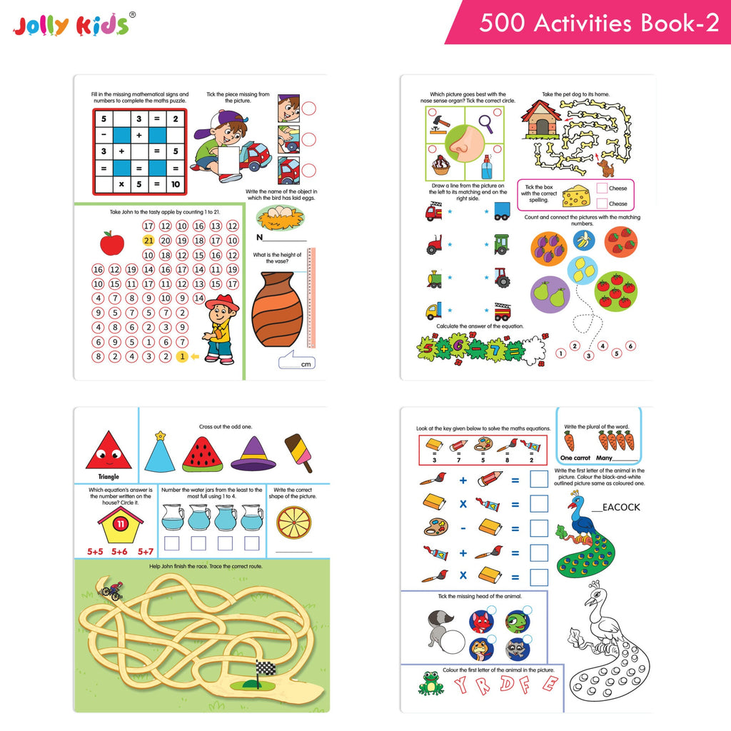 Jolly Kids 500 Activities Book 2 | Grocsy