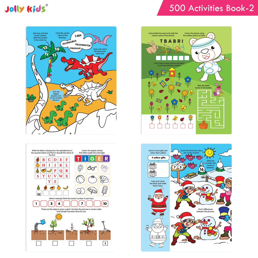 Jolly Kids 500 Activities Book 2 | Grocsy