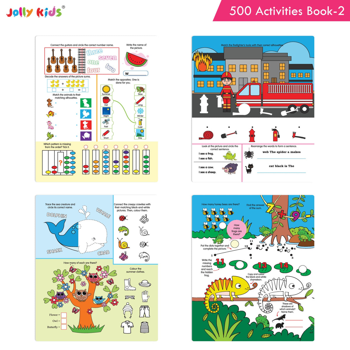Jolly Kids 500 Activities Book 2 | Grocsy