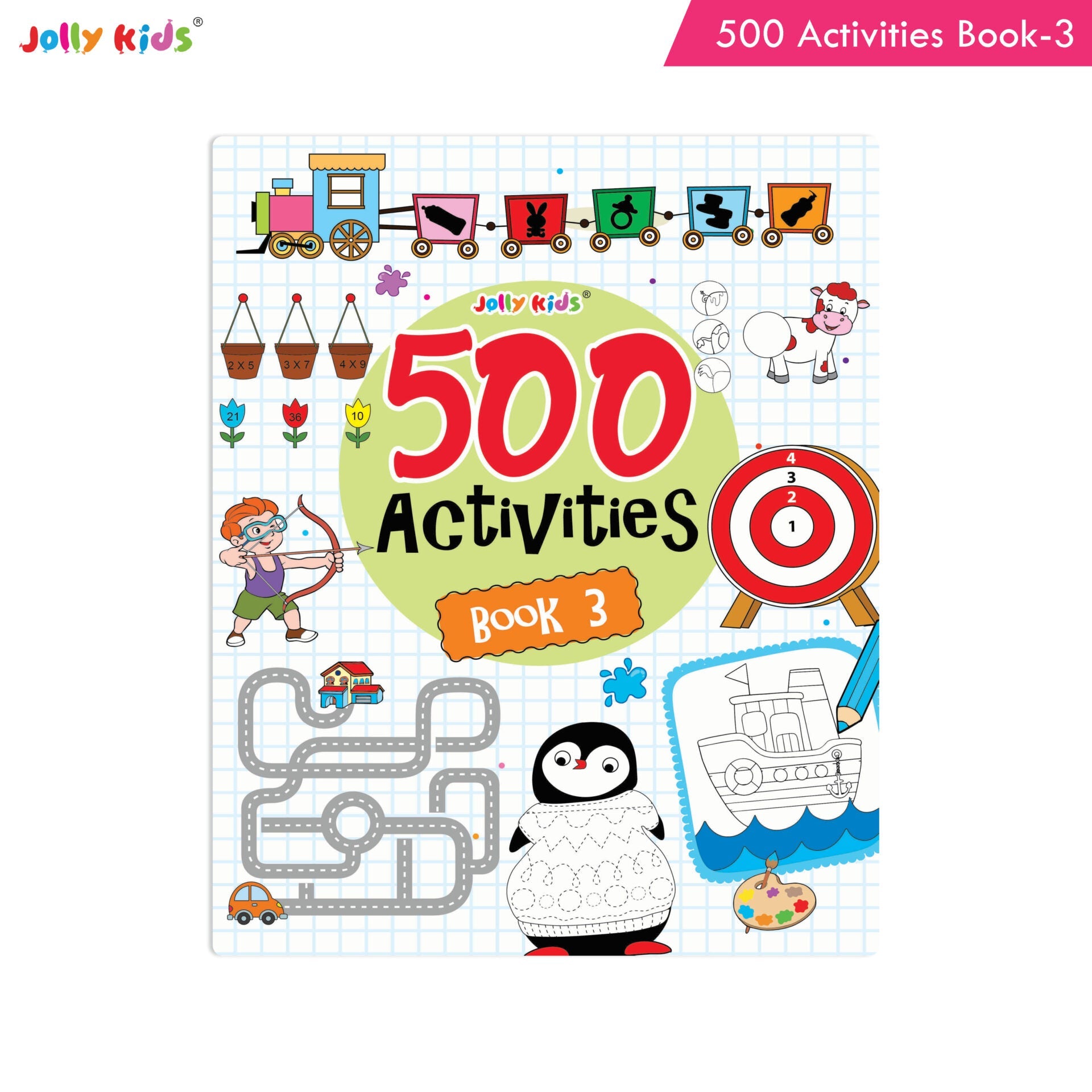 Jolly Kids 500 Activities Book 3 | Grocsy