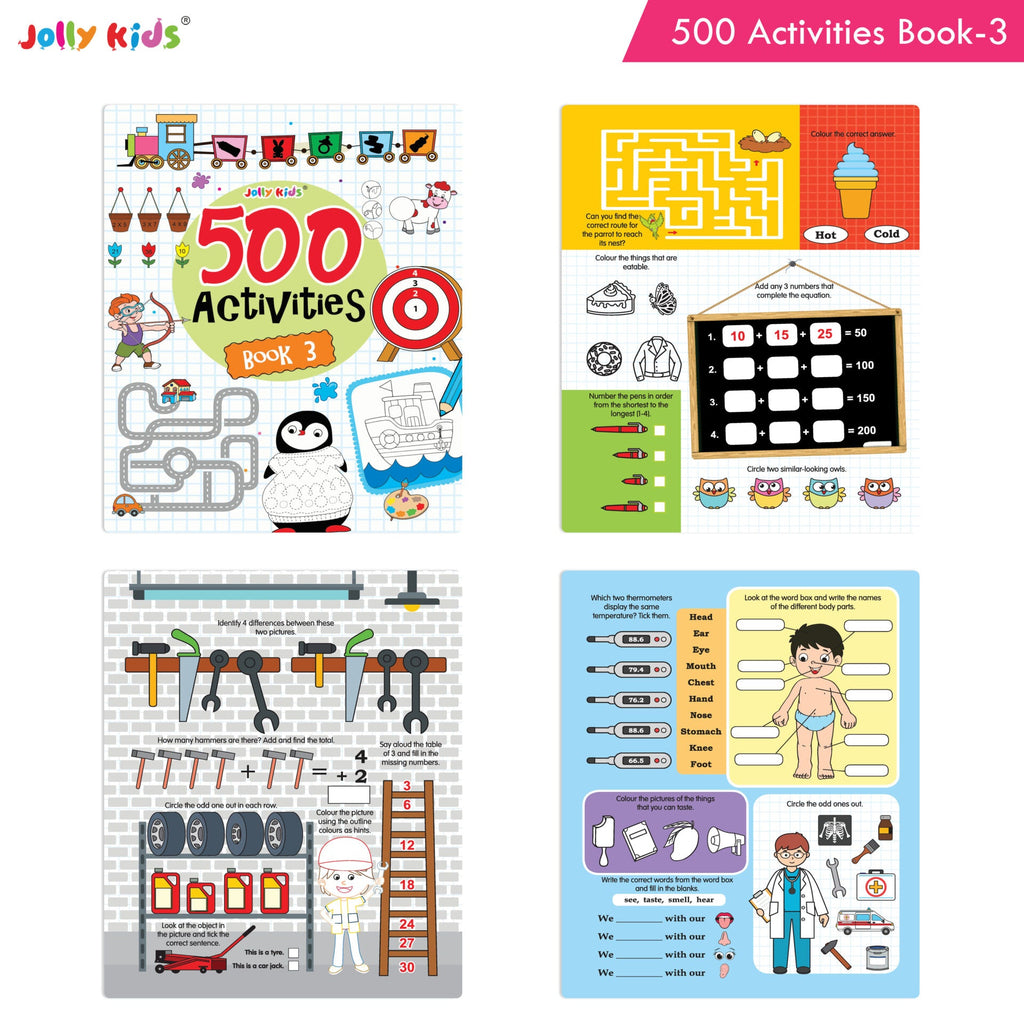 Jolly Kids 500 Activities Book 3 | Grocsy