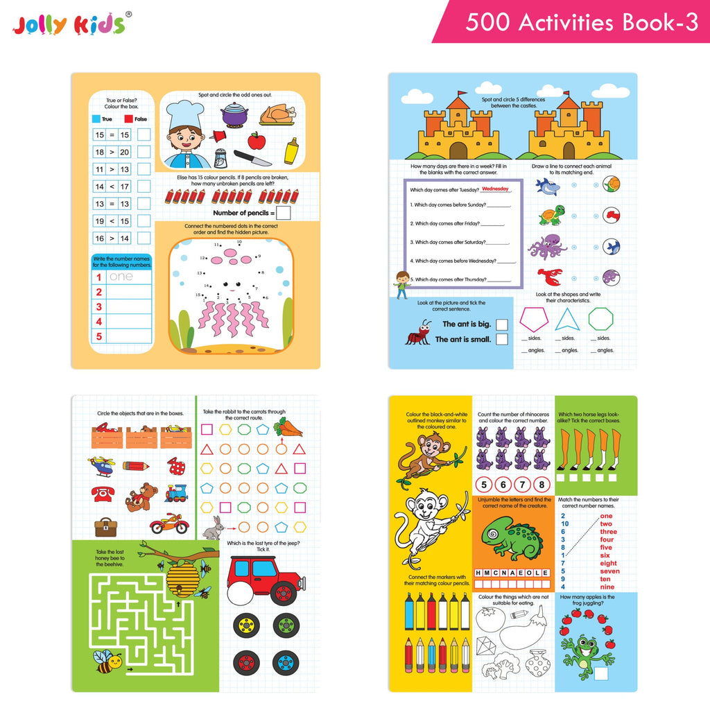 Jolly Kids 500 Activities Book 3 | Grocsy