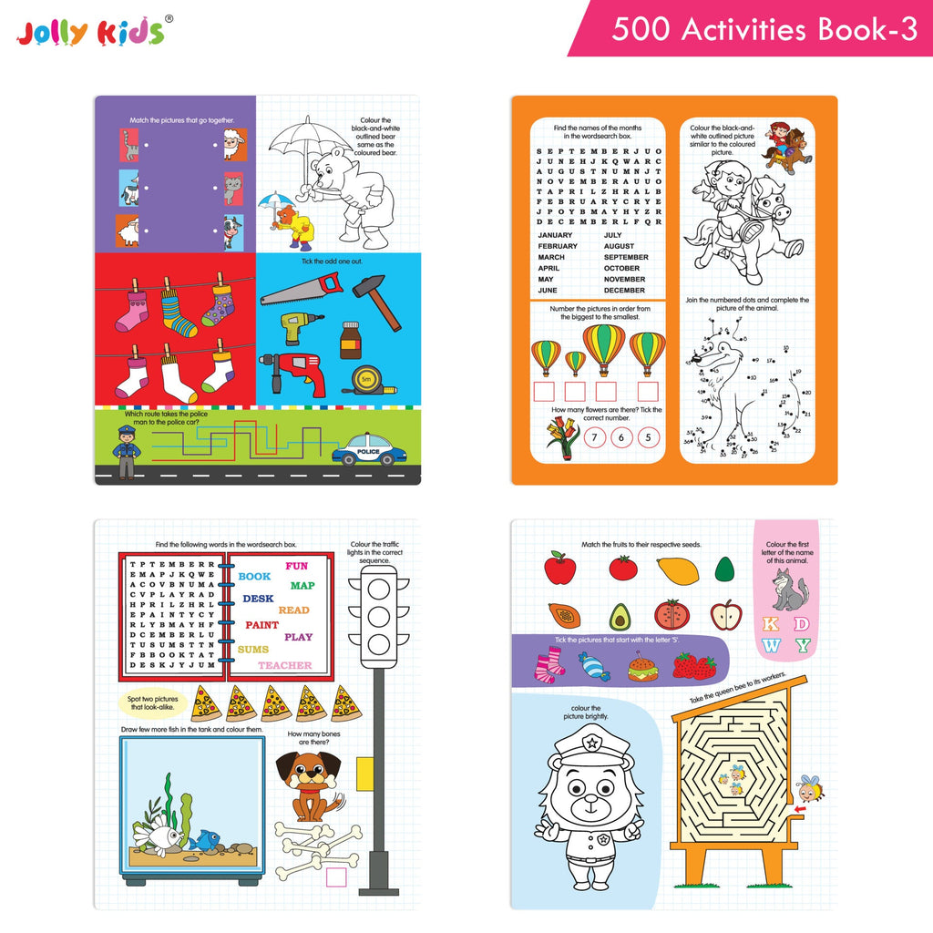 Jolly Kids 500 Activities Book 3 | Grocsy