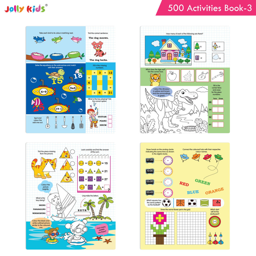 Jolly Kids 500 Activities Book 3 | Grocsy