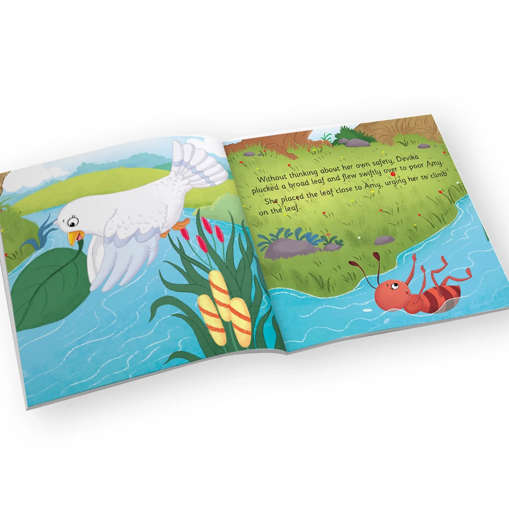Jolly Kids A Collection of Aesop's Fables 6 in 1 Combo Moral Stories Books for Children| Ages 3-6 Years| Set of 2 | Grocsy