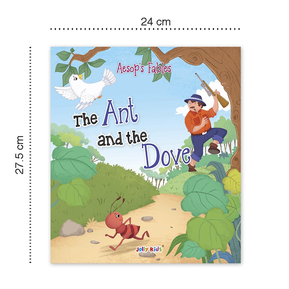 Jolly Kids Aesop’s Fables English Short Stories Book 1 Set of 4 for Little Children| Ages 3 – 6 Years| Moral Stories | Grocsy