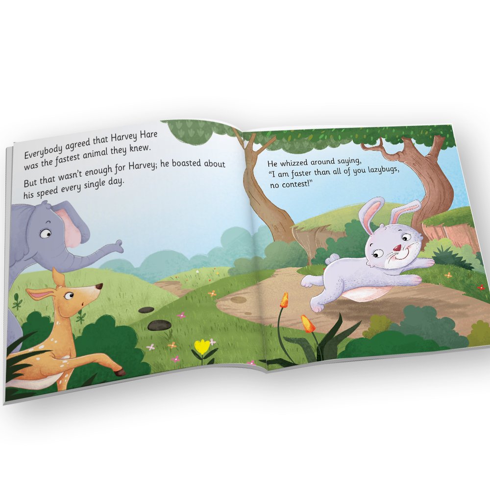 Jolly Kids Aesop’s Fables English Short Stories Book 1 Set of 4 for Little Children| Ages 3 – 6 Years| Moral Stories | Grocsy