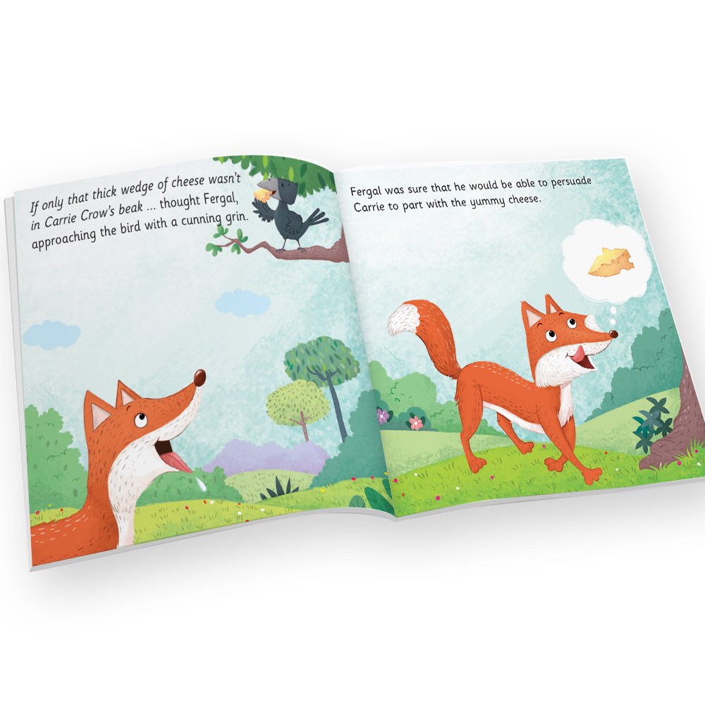 Jolly Kids Aesop’s Fables English Short Stories Book 1 Set of 4 for Little Children| Ages 3 – 6 Years| Moral Stories | Grocsy