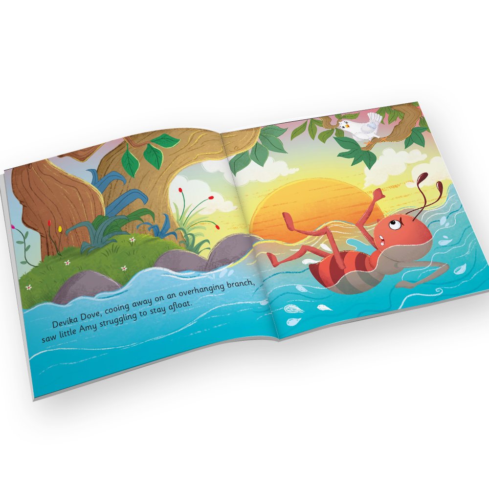 Jolly Kids Aesop’s Fables English Short Stories Book 1 Set of 4 for Little Children| Ages 3 – 6 Years| Moral Stories | Grocsy