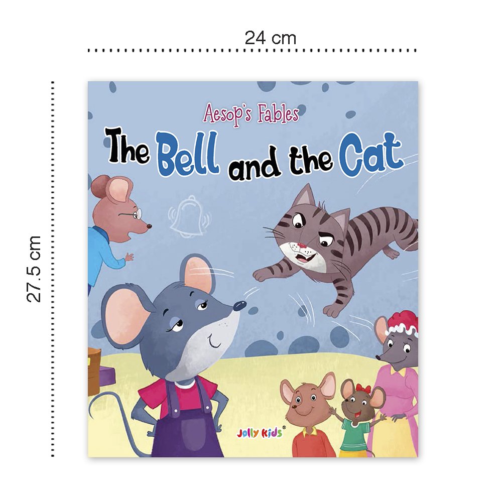 Jolly Kids Aesop’s Fables English Short Stories Book 2 Set of 4 for Little Children| Ages 3 – 6 Years| Moral Stories | Grocsy