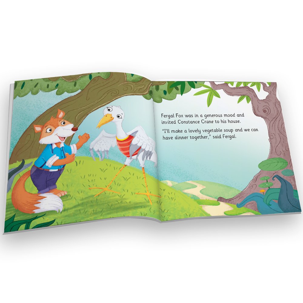Jolly Kids Aesop’s Fables English Short Stories Book 3 Set of 4 for Little Children| Ages 3 – 6 Years| Moral Stories | Grocsy