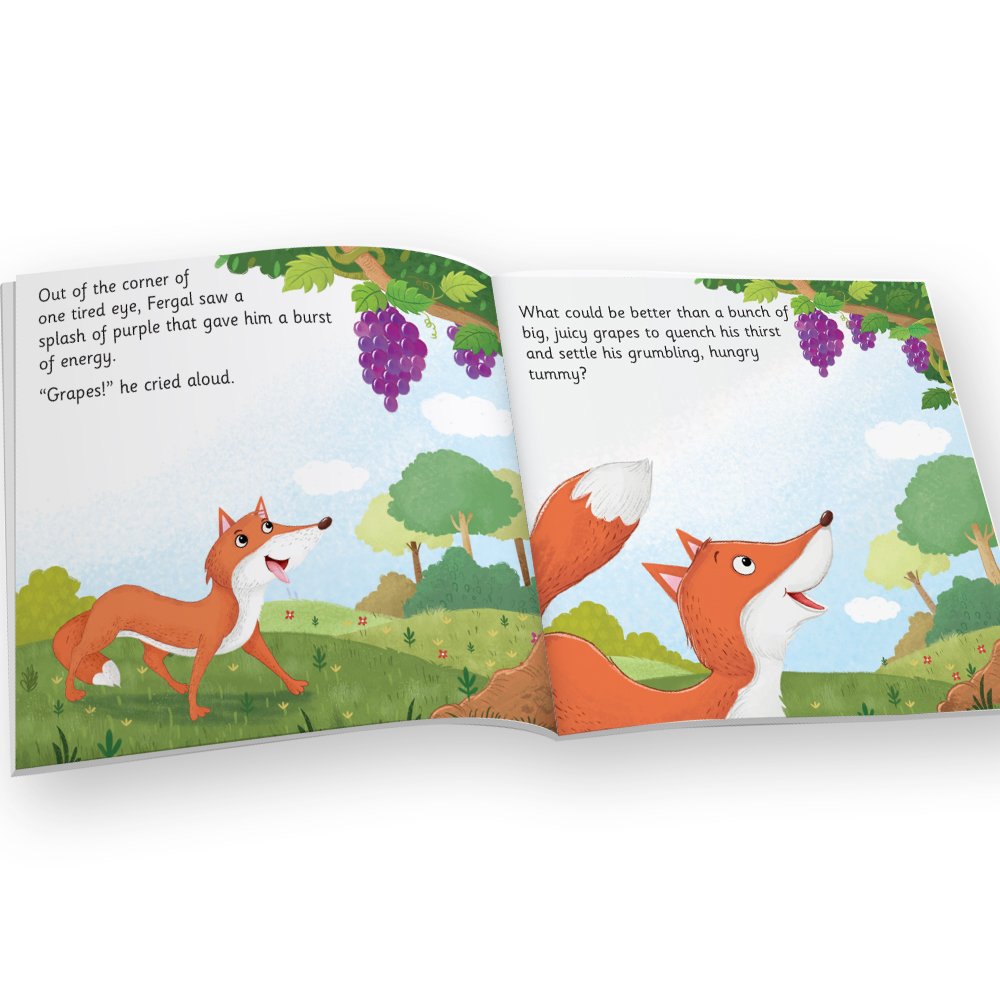 Jolly Kids Aesop’s Fables English Short Stories Book 3 Set of 4 for Little Children| Ages 3 – 6 Years| Moral Stories | Grocsy