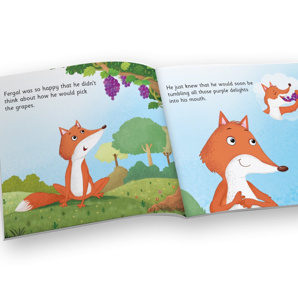 Jolly Kids Aesop’s Fables English Short Stories Book 3 Set of 4 for Little Children| Ages 3 – 6 Years| Moral Stories | Grocsy