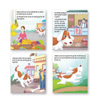 Jolly Kids Aesop's Fables Hindi Stories Books A| Engaging and Educational Set of 4 For Kids Ages 3-8 Years| Isap Ki Kahaniyan | Grocsy