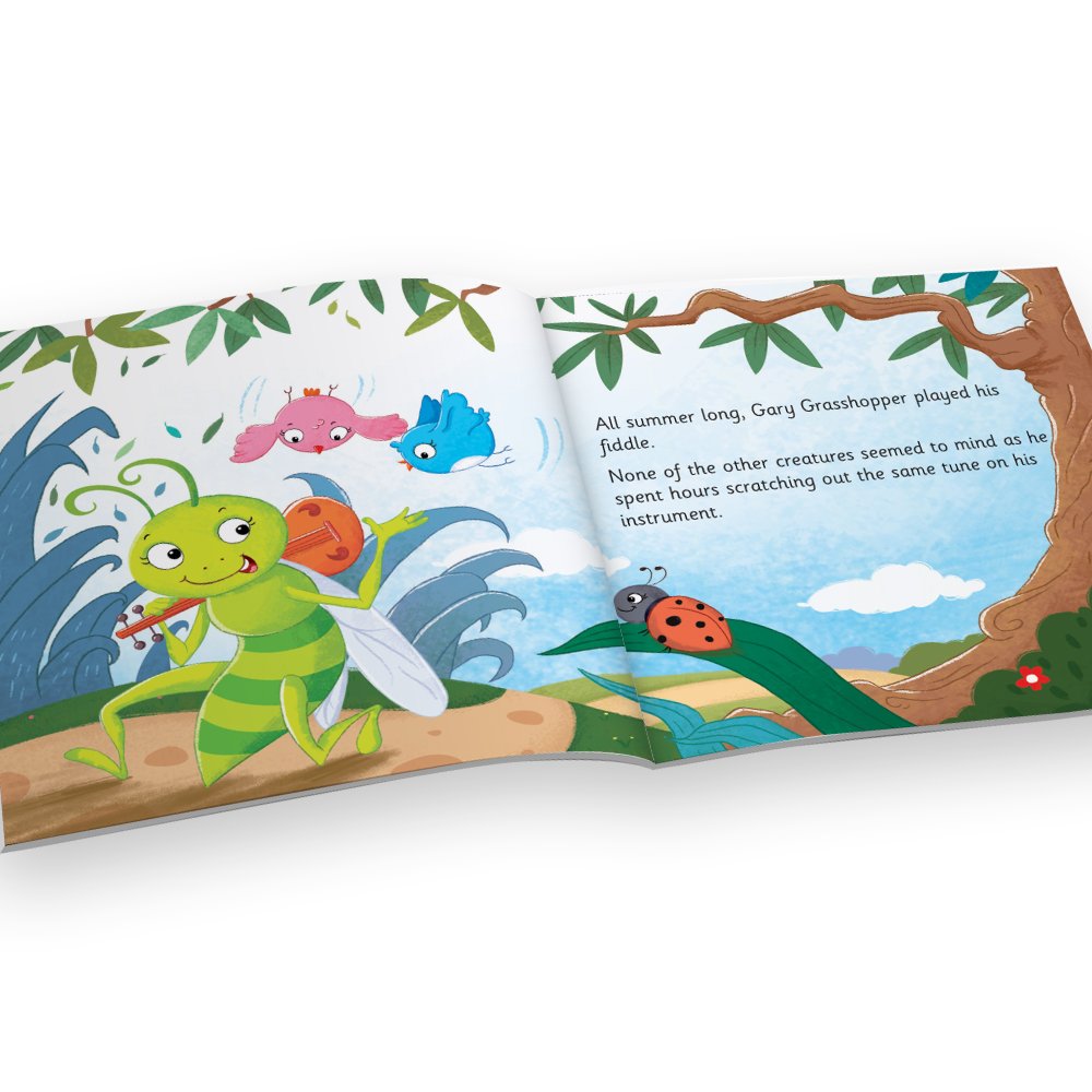Jolly Kids Aesop's Fables Stories Books A Set of 6| Bedtime Moral Stories For Kids Ages 3-6 Years | Grocsy