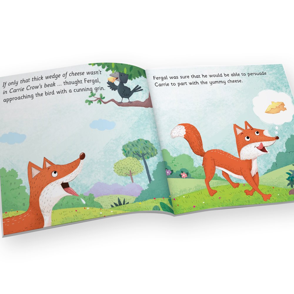 Jolly Kids Aesop's Fables Stories Books A Set of 6| Bedtime Moral Stories For Kids Ages 3-6 Years | Grocsy
