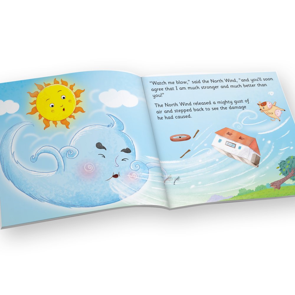 Jolly Kids Aesop's Fables Stories Books A Set of 6| Bedtime Moral Stories For Kids Ages 3-6 Years | Grocsy