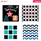 Jolly Kids Baby's First High Contrast Board Books (Set of 4)| Black and White Board Books For Kids Ages 0 - 3 Years | Grocsy