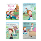 Jolly Kids Beautifully Illustrated Fairy Tales 4 in 1 Books B Set of 2| Ultimate Collection of Bedtime Megical Stories For Children Ages 3-8 Years | Grocsy