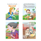 Jolly Kids Beautifully Illustrated Fairy Tales 4 in 1 Books E Set of 2| Ultimate Collection of Bedtime Megical Stories For Children Ages 3-8 Years | Grocsy