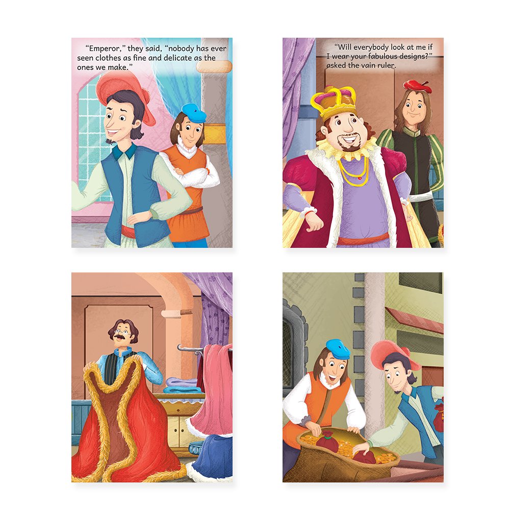 Jolly Kids Beautifully Illustrated Fairy Tales Books A Set of 4 For Kids Ages 3-8 Years| Classic Storytelling Gift Book | Grocsy