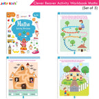 Jolly Kids Clever Beaver Ages 6-7 Years Fun Learning Activities Workbooks Set of 4| English-Maths-EVS-Good Habit-Logical Reasoning | Grocsy
