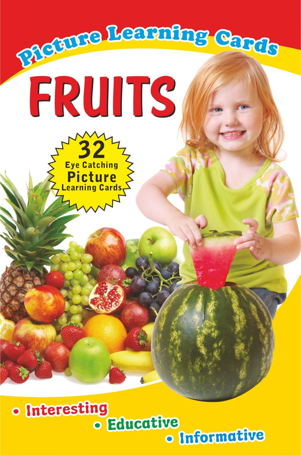 Jolly Kids Flash Card - Fruits | Grocsy