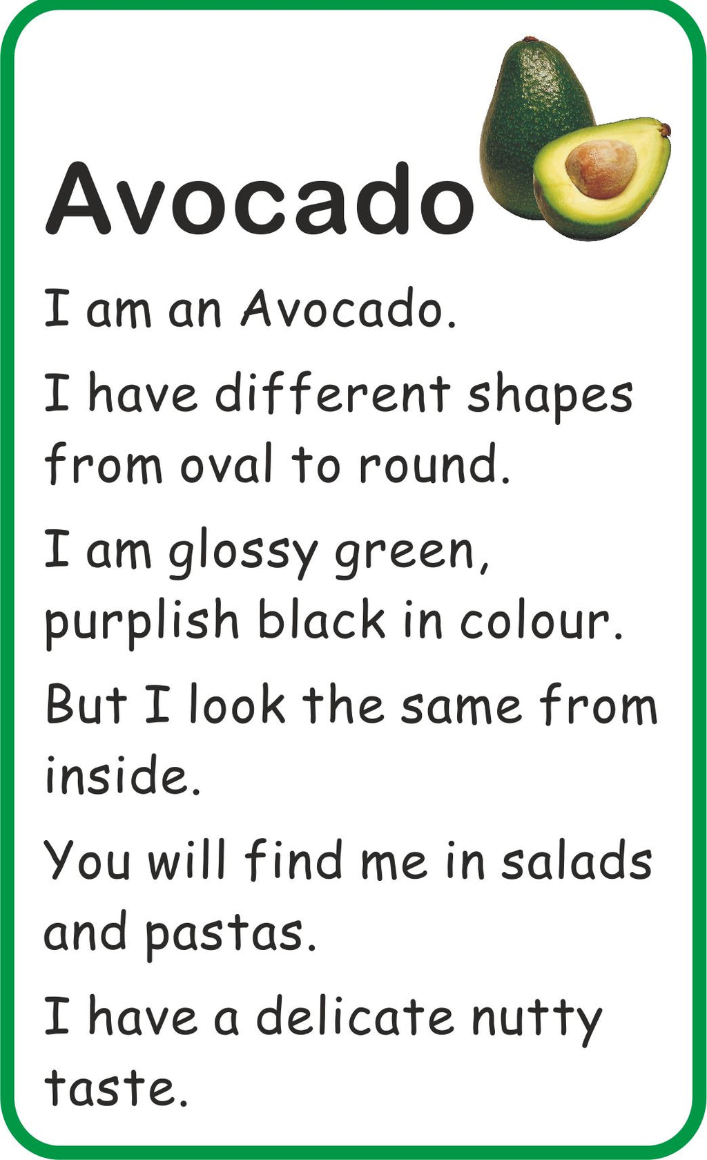 Jolly Kids Flash Card - Fruits | Grocsy