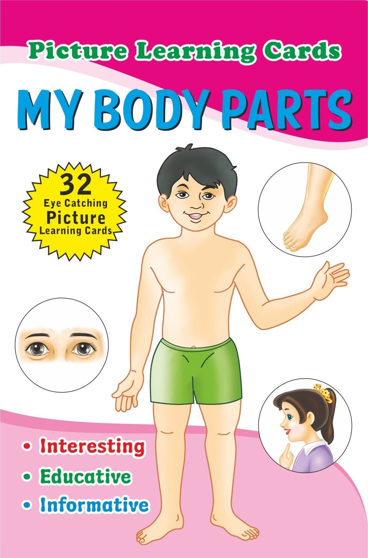 Jolly Kids Flash Card - My Body Parts | Grocsy