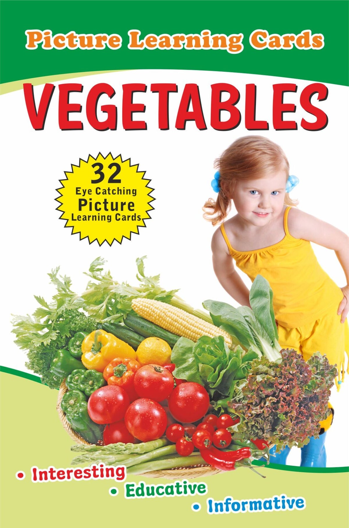 Jolly Kids Flash Card - Vegetables | Grocsy