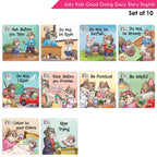 Jolly Kids Good Going Gary Character Building English Short Story Books (Set of 10) | Motivational Story Books for Kids | Grocsy