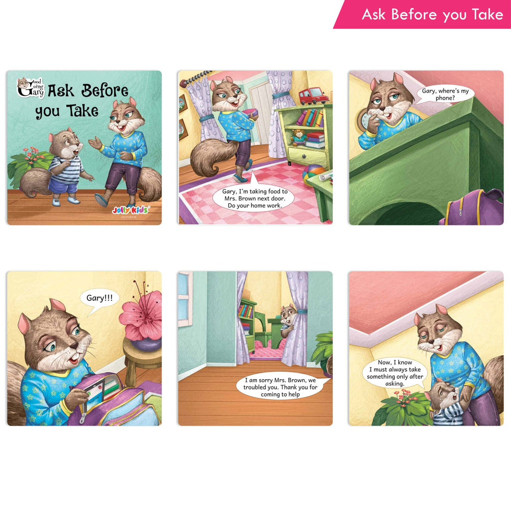 Jolly Kids Good Going Gary Character Building English Short Story Books (Set of 10) | Motivational Story Books for Kids | Grocsy