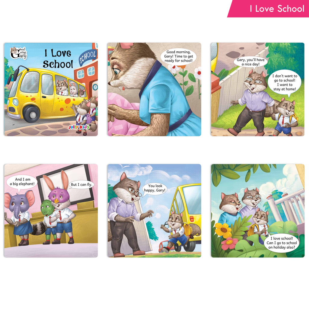 Jolly Kids Good Going Gary Character Building English Story Books for Kids| Set of 12| Character Based Children Story Books| Ages 3 - 8 Years | Grocsy
