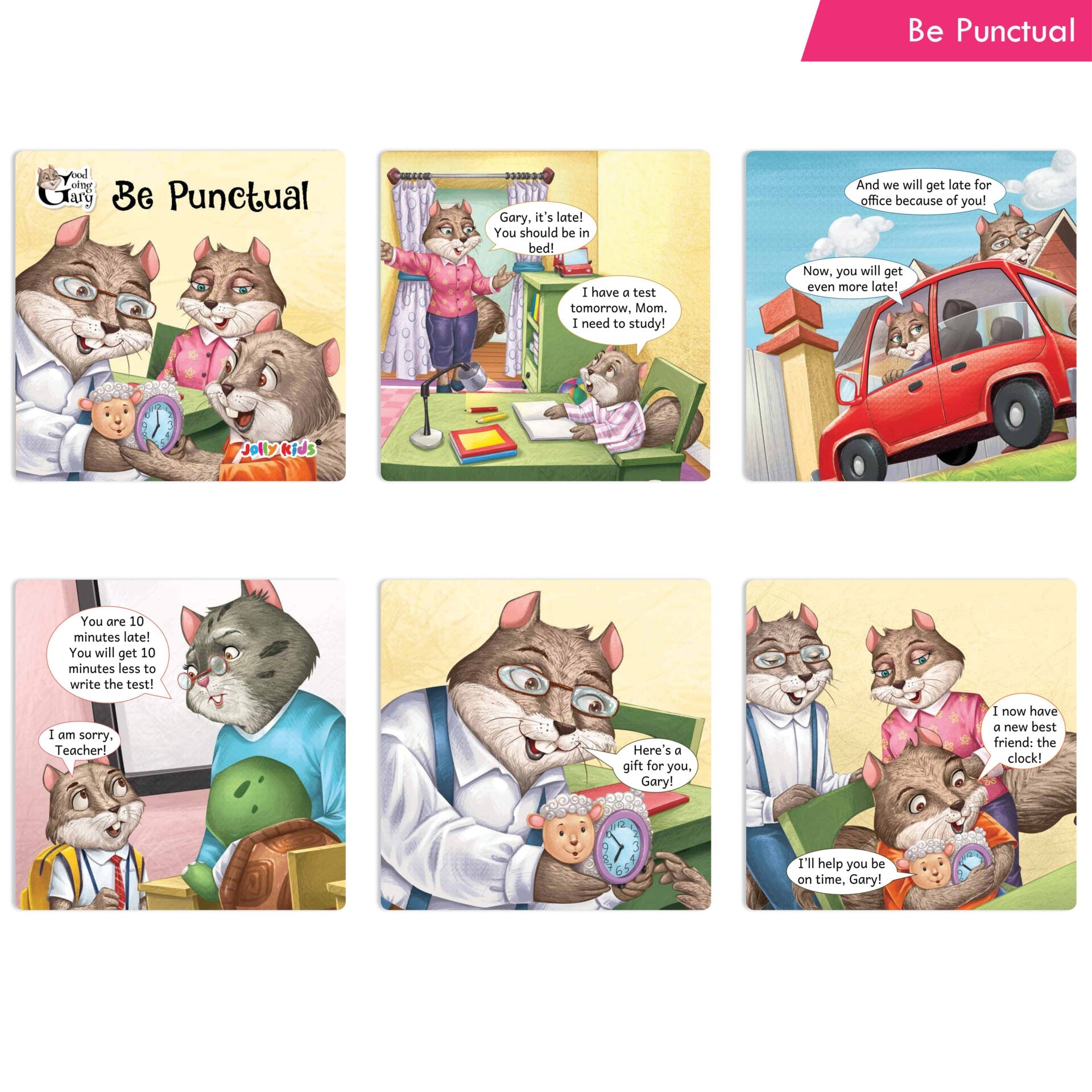 Jolly Kids Good Going Gary Character Building English Short Story Books (Set of 10) | Motivational Story Books for Kids | Grocsy