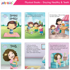 Jolly Kids Good & Happy Living The Physical Way Stories Books Set of 8| Kids learning Physical Health Activity| Ages 3-6 Years | Grocsy