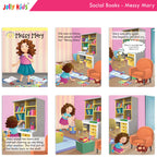 Jolly Kids Good & Happy Living The Social Way Series Books (Set of 8)| Kids Learning Social Reponsibilities in Short Stories Books Ages 3 - 8 Years | Grocsy