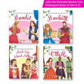Shakespeare for Young Minds: Jolly Kids' Illustrated Stories B Combo Set of 4 Ages 6-12 Years | Hamlet, Macbeth, Much Ado About Nothing, Othello | Grocsy