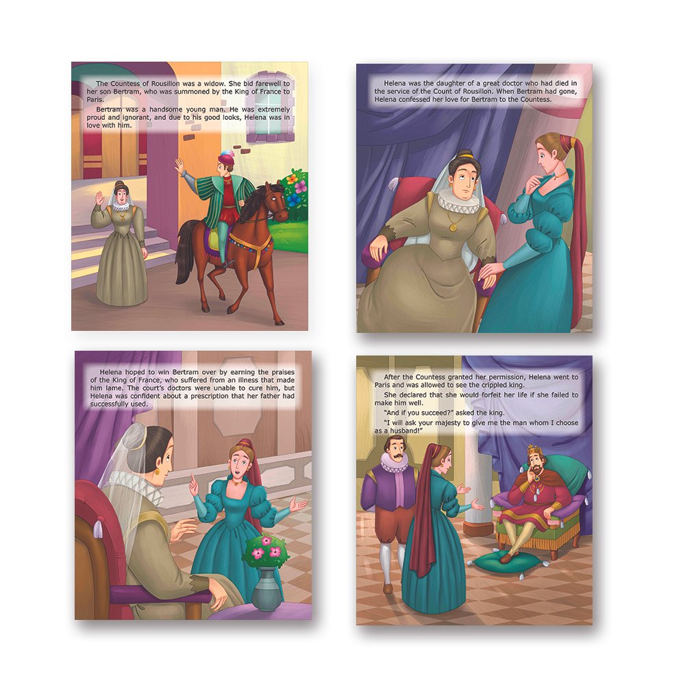 Shakespeare for Young Minds: Jolly Kids' Illustrated Stories D Combo Set of 6 Ages 6-12 Years | Grocsy