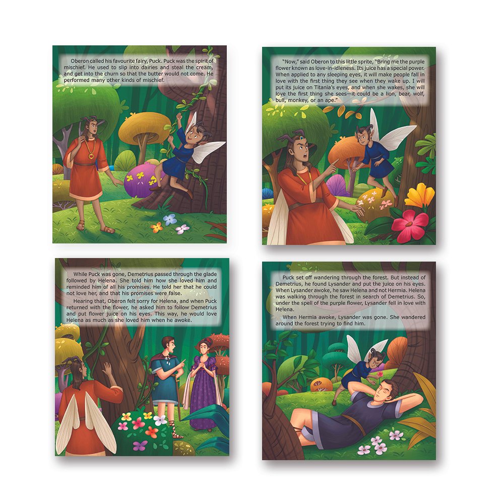 Shakespeare for Young Minds: Jolly Kids' Illustrated Stories E Combo Set of 6 Ages 6-12 Years | Grocsy