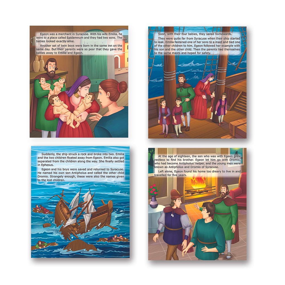 Shakespeare for Young Minds: Jolly Kids' Illustrated Stories E Combo Set of 6 Ages 6-12 Years | Grocsy
