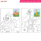 Jolly Kids Jumbo Copy Colouring Books for Kids| Fun Colouring Activity Books: Birds, Dinosaurs, Animals & Ocean| Ages 3-10 Years | Grocsy