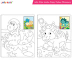 Jolly Kids Jumbo Copy Colouring Books for Kids| Fun Colouring Activity Books: Birds, Dinosaurs, Animals & Ocean| Ages 3-10 Years | Grocsy
