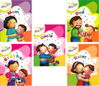 Jolly Kids Let Us Thank To Mom, Dad, Brother, Sister, Uncle Inspiration Stories Books For Kids| Set of 5| Ages 3-7 Year | Grocsy