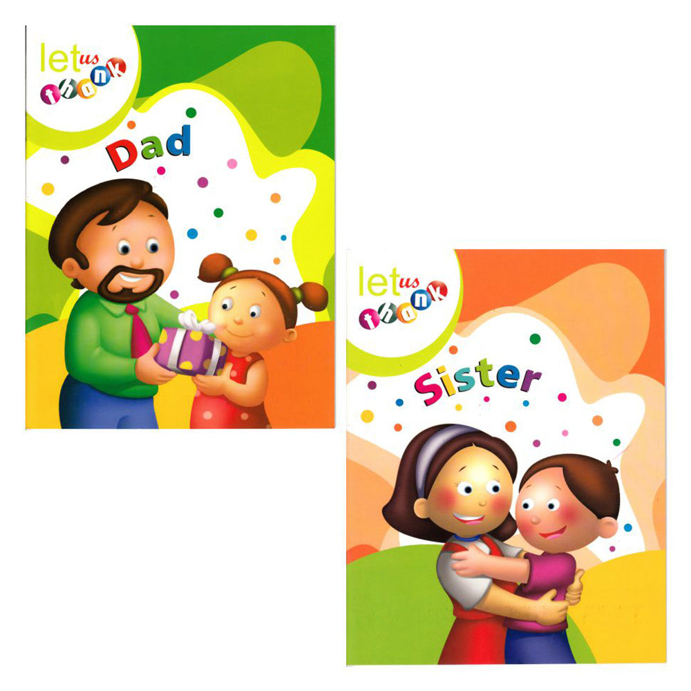 Jolly Kids Let Us Thank To Mom, Dad, Brother, Sister, Uncle Inspiration Stories Books For Kids| Set of 5| Ages 3-7 Year | Grocsy