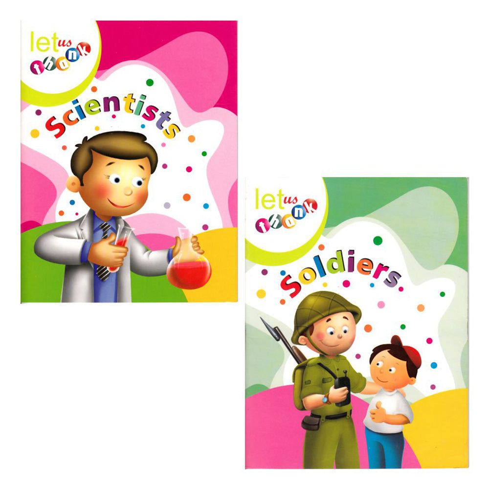 Jolly Kids Let Us Thank To Policemen-Scientist-Soldier-Engineer-Dentist Short Story Books Set of 5| Ages 3-7 Year | Grocsy