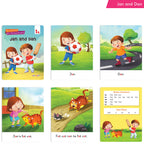 Jolly Kids My Phonic Key Words Stories Books Set of 12| Ages 3-8 Years| Phonics Books | Phonetic Reader Books for Kids | Grocsy