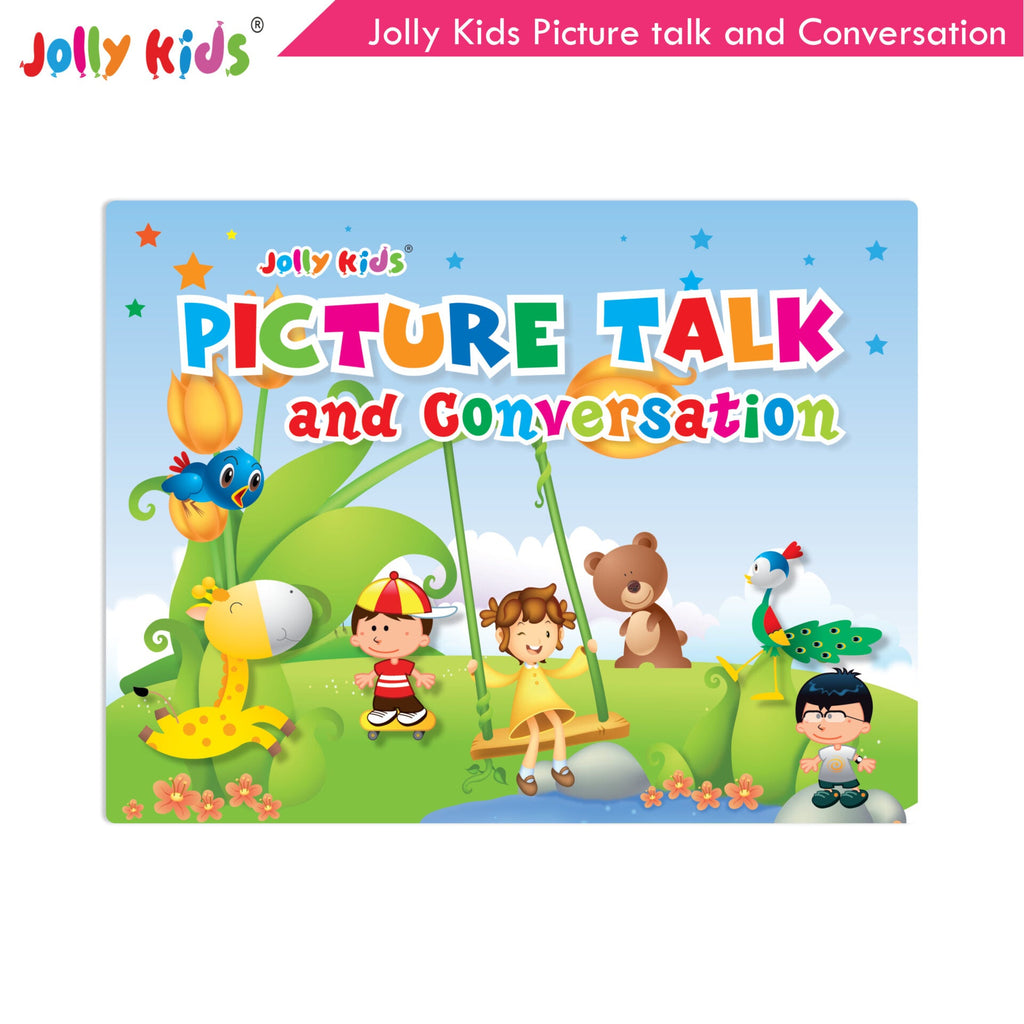 Jolly Kids Picture talk and Conversation Book for Kids| Age 2-6 Year | Grocsy